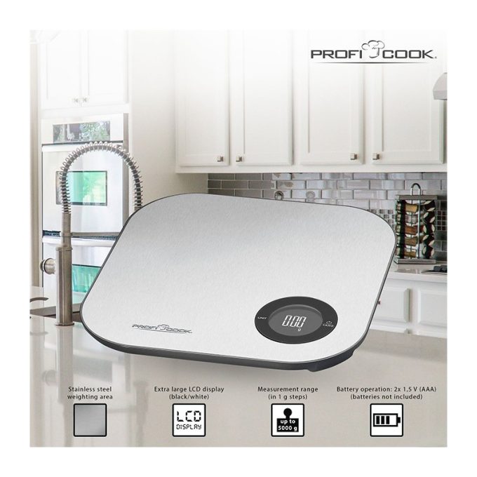 ترازوی آشپزخانه Profi Cook مدل PC-KW 1158 BT